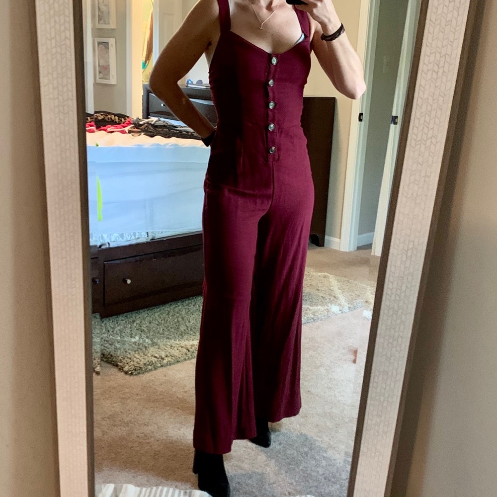 Wild Fable maroon romper